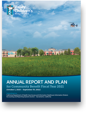 2021 Community Benefit Report cover